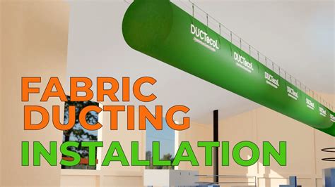 Installation Fabric Ducting Systems Duct Socks Youtube