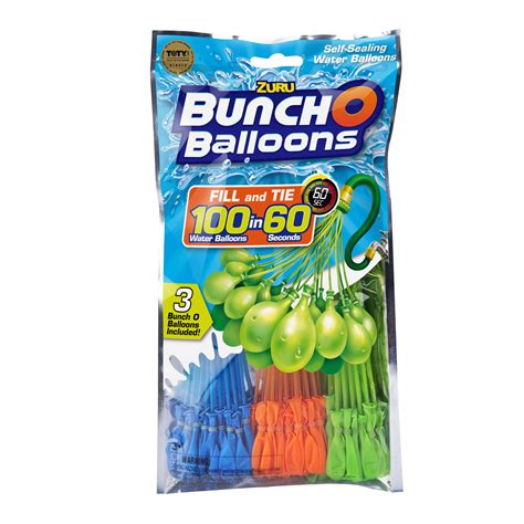 Bunch O Balloon 3 pack - 100 Water Balloons - Blaster-Time
