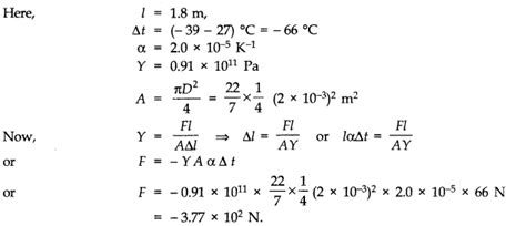 Ncert Solutions For Class 11 Physics Chapter 11 Thermal Properties Of