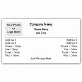 Dual Address Business Cards Images