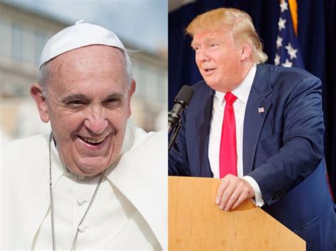 pope francis takes on donald trump who calls pontiff disgraceful across america us patch