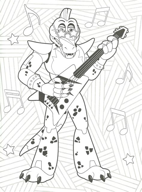 Fnaf Security Breach Coloring Page