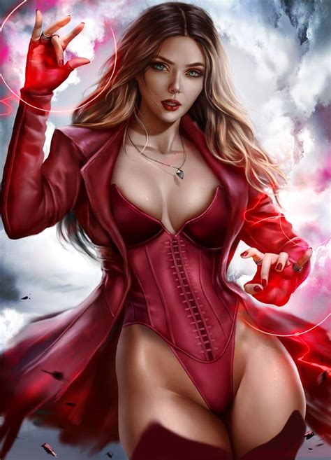 Wanda Maximoff The Scarlet Witch By Logan Cure Scarlet Witch Scarlet Witch Marvel Marvel