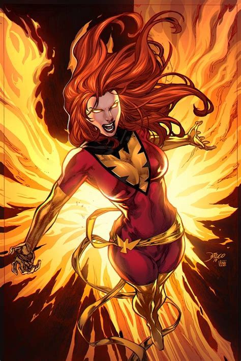 Dark Phoenix By Diego Bernard Marvel Jean Grey Marvel Comics Art