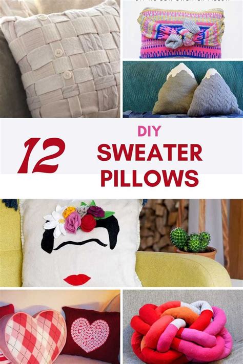 Transform Old Sweaters Into Cozy Eco Friendly Pillows With These Diy