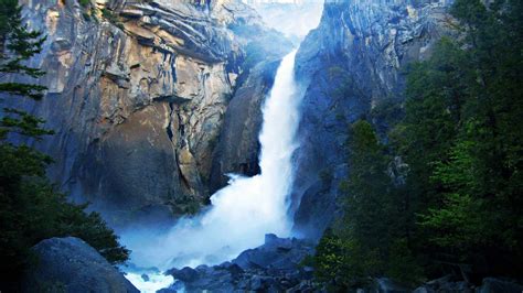 Mountain Waterfall Wallpapers - Wallpaper Cave