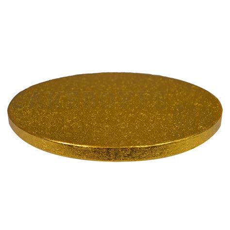 8 Gold Round Solid Board Cake Drums Qty 5 Cake Boxes Direct Ltd
