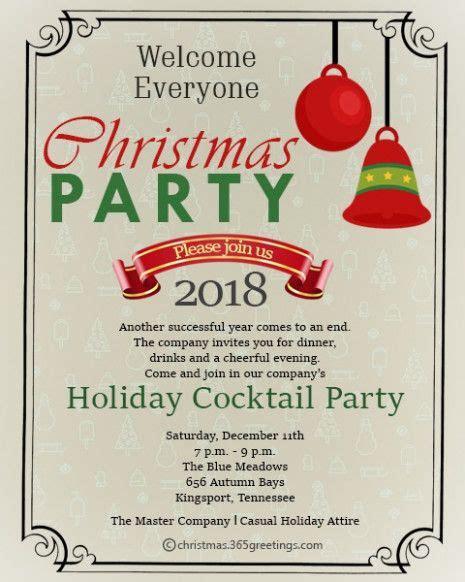 The Real Reason Behind Year End Party Invitation Template | Year End