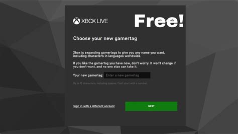 How To Change Your Xbox Gamer Tag Free 2nd Time Youtube