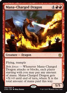 Die karten können als basis für ein blauäugiger w. Mana-Charged Dragon (Manageladener Drache) | Trader-Online ...