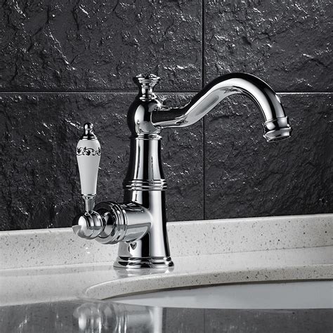 Bathroom designs bathroom fixtures room designs bathrooms faucets bathroom sink sinks. Luxury Karon Classic 1-Hole White Single Porcelain Lever ...