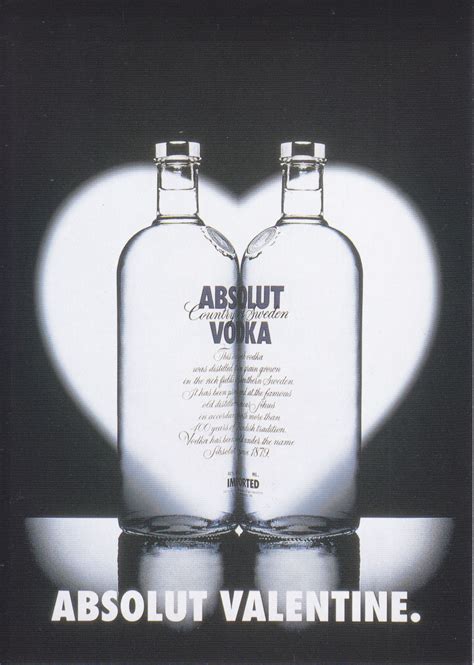 Absolut Valentine Mx Racks Freecards Japan Vodka Brands Absolut