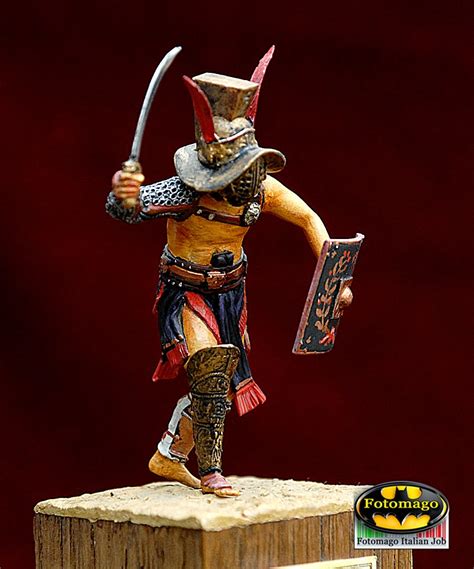 Original title il gladiatore di roma. Fotomago Custom e Miniature: Gladiatores....Trace