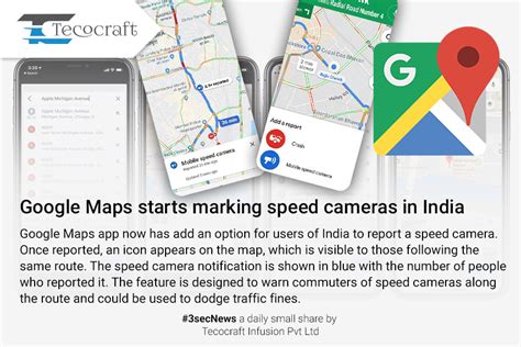 We offer android application services for different business sectors. #googlemaps #speedcamera #India #3secNews #tecocraft (With ...