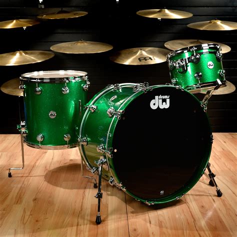 Dw Collectors 131624 3pc Kit Green Sparkle Specialty Lacquer Wdie