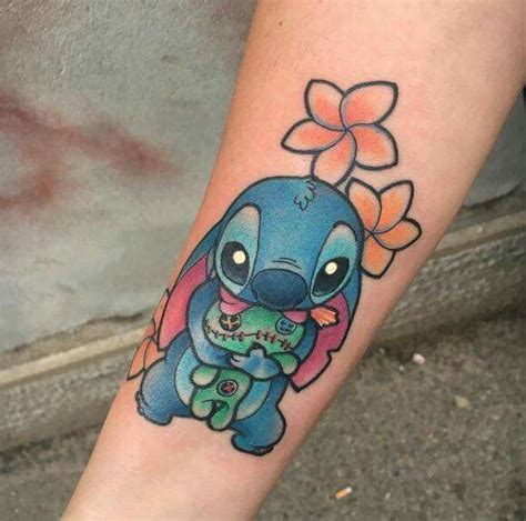 Stitch Hugging Scrump Taytoo M Tattoos Sweet Tattoos Tattoo Styles