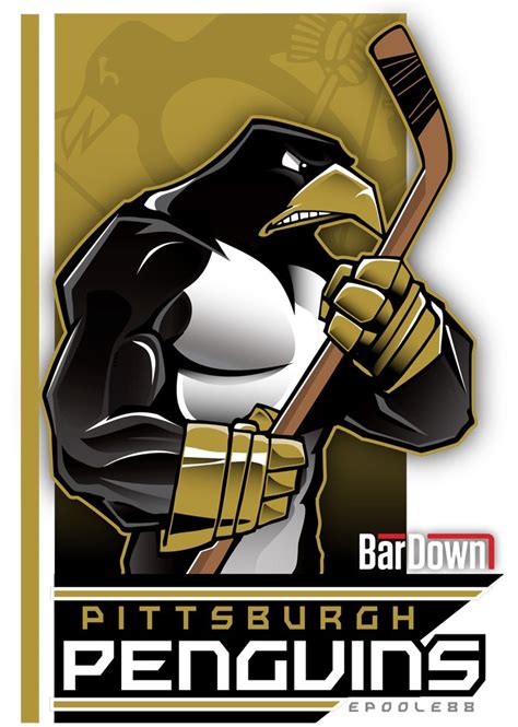 No, the pittsburgh penguins are a pro hockey team. NHL Playoffs Mascot Art by Eric Poole