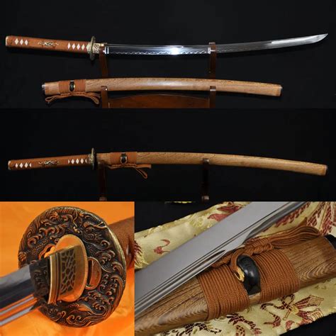 41 Japanese Samurai Sword Katana Full Tang Clay Tempered Unokubi