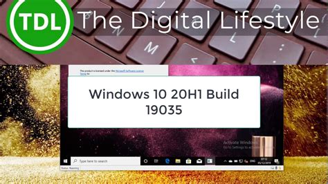 Hands On With Windows 10 20h1 Build 19035 Youtube