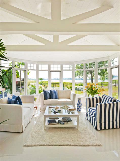 A Conservatory With A View Beach Style Sunroom Other By