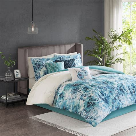 Choose from contactless same day delivery, drive up and more. New Queen Size Enza 7 Piece Cotton Printed Comforter Set ...