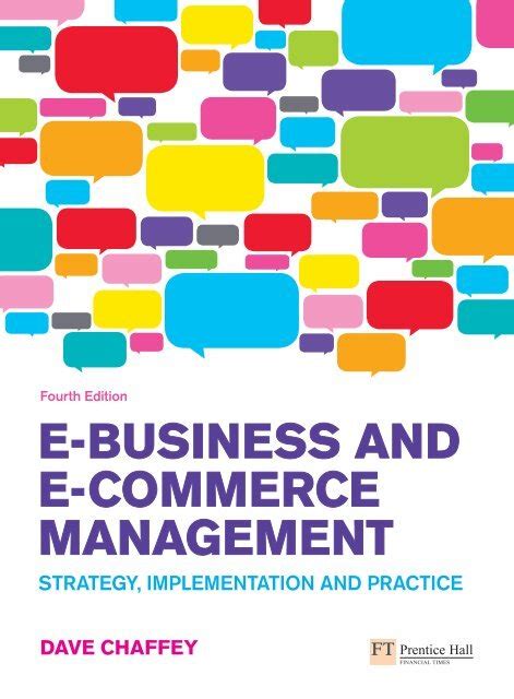 E Business And E Commerce Management Strategy Implementatio