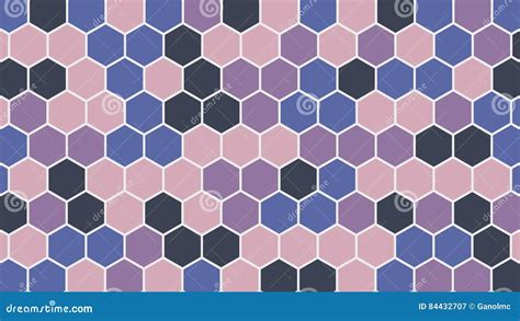 Colorful Hexagonal Geometric Background Vector Illustration Stock