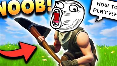 Teaching A Noob How To Play Fortnite Youtube