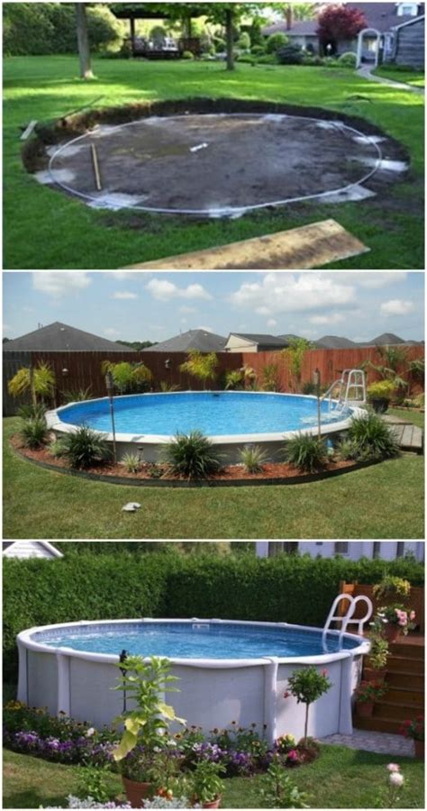 Above ground pools often get a bad rep for being an eye sore, but if you are strategic about your pool deck design, not only can you let me show you how we made our above ground pool look built in so to speak. 15 DIY Pool Ideas for Better Pool Time Fun - Style Motivation