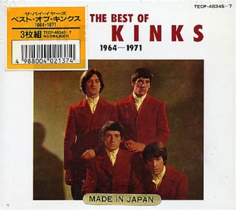 The Kinks The Best Of The Kinks 1964 1971 Japanese 3 Cd Album Set