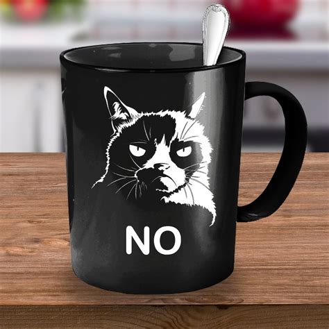 Grumpy Cat Mug 11 0z Coffee Mug Grumpy Mug Etsy