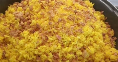 500 gram beras ketan putih; Resep Nasi Kuning untuk Tumpeng dan untuk Hidangan Sehari-hari | topkoky