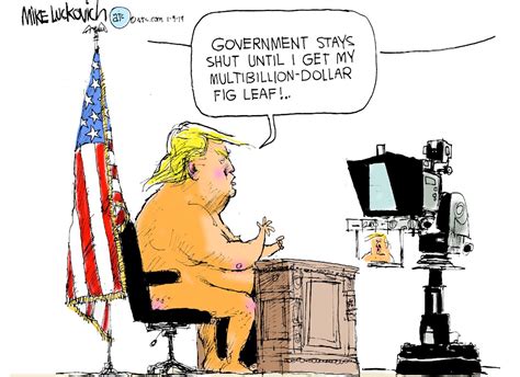 Political Cartoons Trumps Speech To The Nation