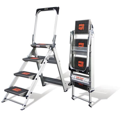 Little Giant 4 Tread Safety Step Ladder Qvc Uk