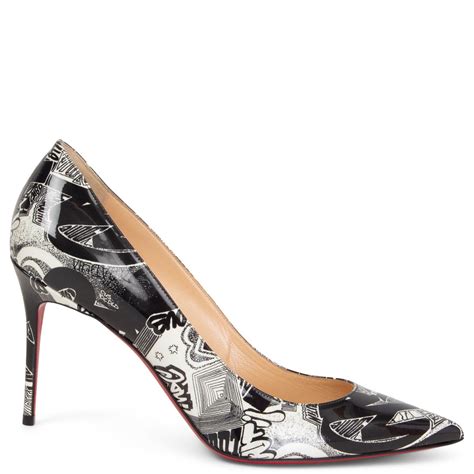 Christian Louboutin Pigalle Follies 100 Nicograf Patent Leather Pumps 39