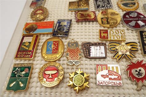 Selection Of Russia Soviet Union Ussr Cccp Pin Badges Box 3 L44