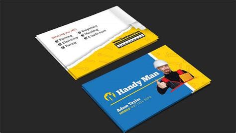 They are a quick way for people to contact you directly and their handy size means that customers can keep them to hand. 6+ Best Handyman Business Cards in PSD, Word, Apple Pages ...