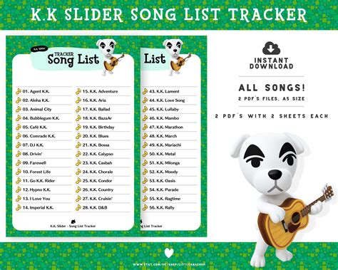 Each one is unique in not just how they look but when and where they can if you want to find a specific fish, check out our list of every species in the game, including how much they sell for, what body of water they can be fished. Animal Crossing New Horizons K.K. Slider Song List Tracker ...