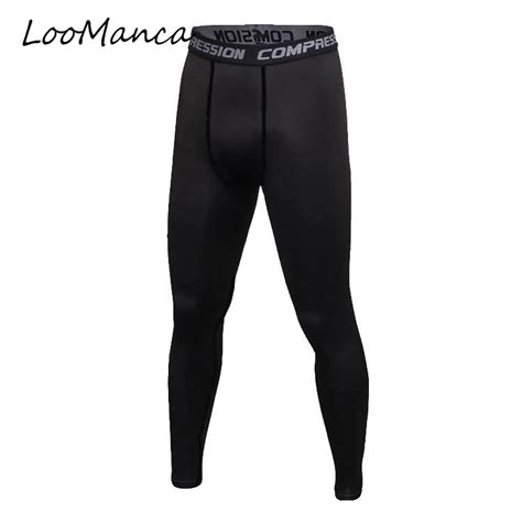 men running tights pro compress quick drying elastic gym exercise fitness jogging pants workout