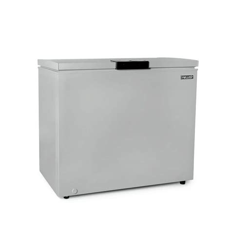 newair 6 7 cu ft compact chest freezer in cool gray nft070ga00 the