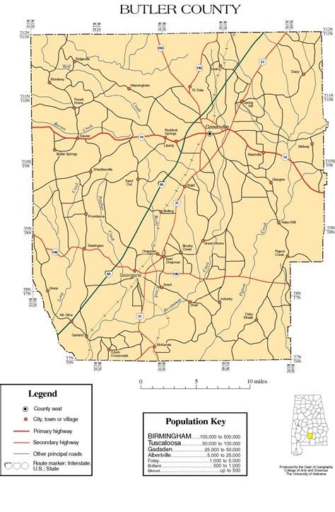 Maps Of Butler County
