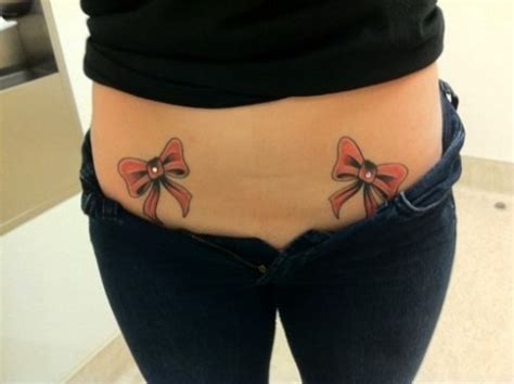 The other is a blue butterfly on the back of her right hip. hip tattoos on Tumblr