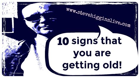 10 Signs That You Are Getting Old Letters From An Unknown Author
