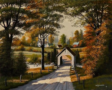 Rural Scenes Bill Saunders Fine Art Modern Landscape Painting