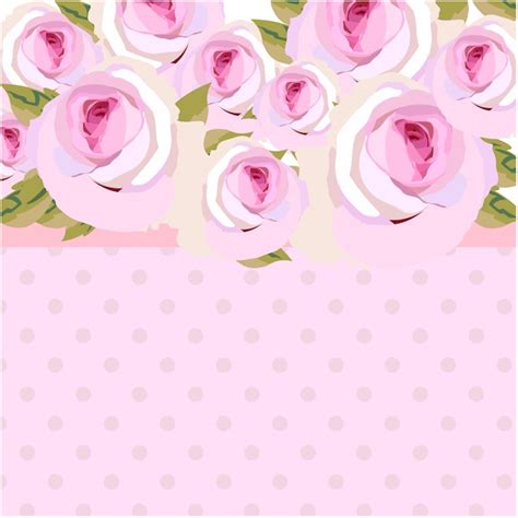Free Vector Watercolor Roses Background
