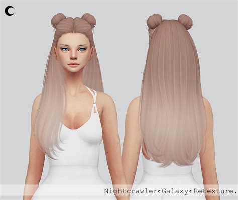 The Quirky World Of Sims 4 Kalewa A Ts4 Galaxy Another Hair Texture