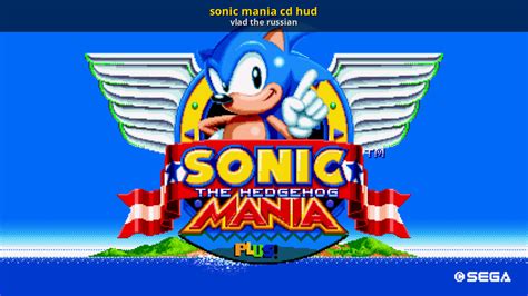 Sonic Mania Cd Hud Sonic Mania Mods