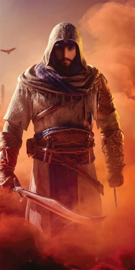 1080x2160 Resolution 2023 Assassins Creed Mirage Gaming Poster One