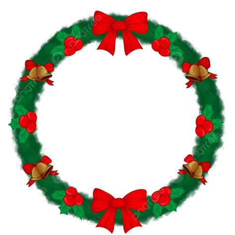 Christmas Wreath Clipart Christmas Circle Ring Png Transparent