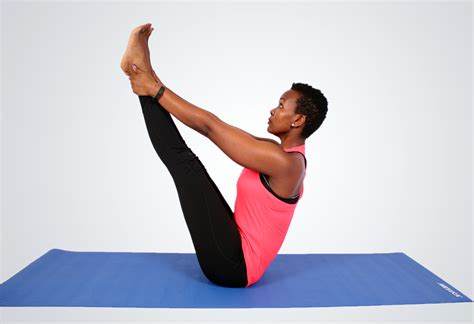 Yoga Woman Doing Balancing Exercise